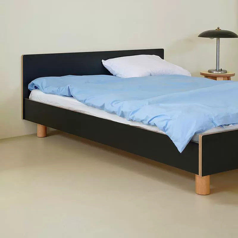 Ocean Board Bettbrett, Massivholz, Designer 1,5 m Einzelbettrahmen, Japanisches minimalistisches 1,8 m Doppelbettkopfteil 