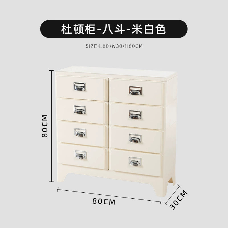 Kommode im japanischen Stil, Retro-Sofa-Seitenschrank, nordischer Stil, kreative Schlafzimmerschublade, Nachttisch 