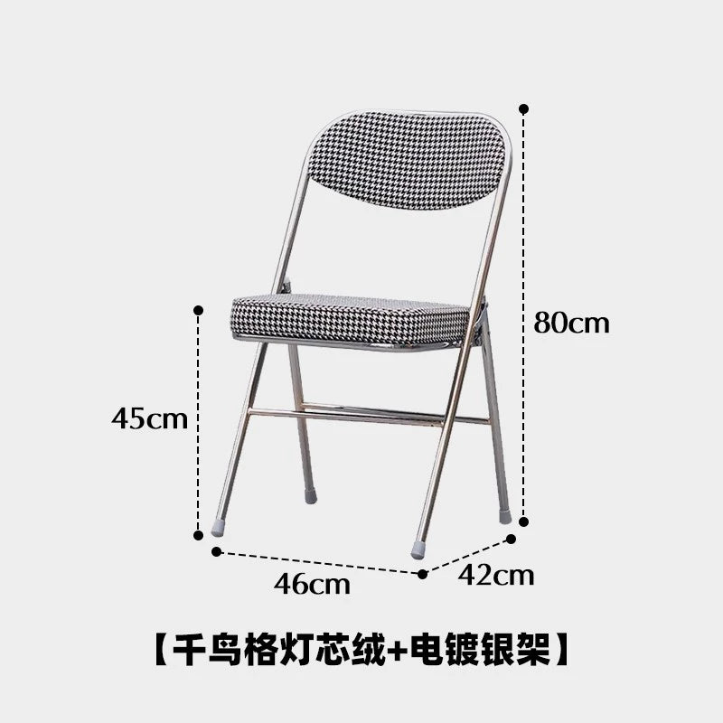 Retro restaurant stuhl antike cord klappstuhl Ins Popularcafe alten rückenlehne esszimmerstuhl 