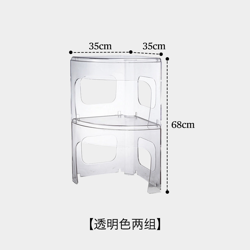 Spleißkombination Couchtisch kleine Wohnung Beistelltisch einfacher Multifunktions-Kleintisch Schlafzimmer auf dem Boden sitzend Creme Wind 