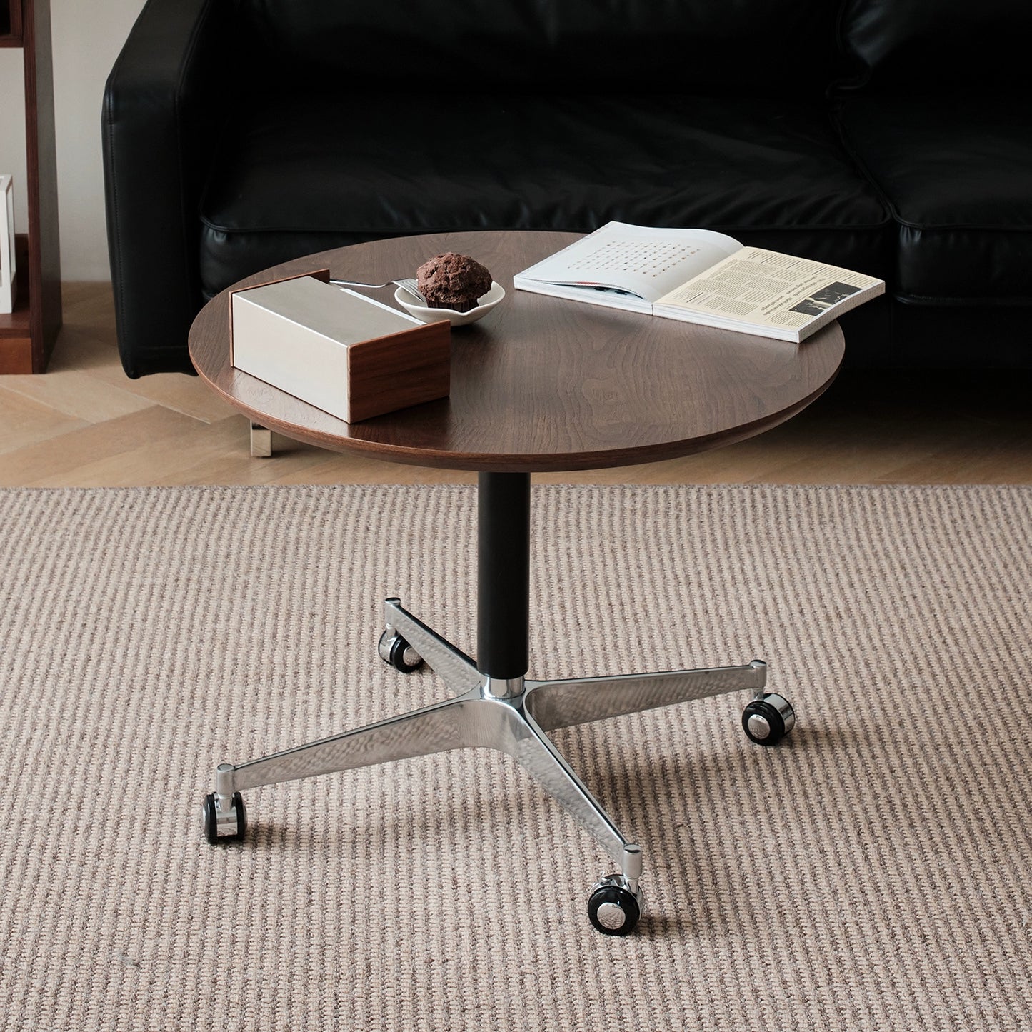 Heben retro kaffee tisch einfache kleine wohnung kaffee tisch kleine runde tisch abnehmbare büro computer tisch 