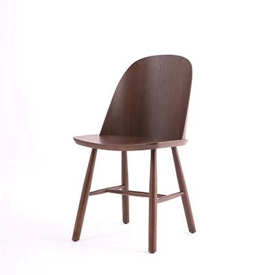 Esszimmerstuhl aus massivem Holz mit Rückenlehne, einfacher Haushaltsstuhl, leichter Luxus, High-End, mittelalterlicher Wabi-Sabi-Wind, Buch-Schreibtischstuhl, Kreativität 