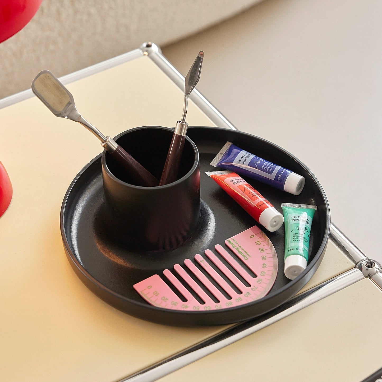 Desktop Storage Tray Büro Kleinigkeiten Lagerung Box Designer Einfache Ins Wind Aromatherapie Tablett 