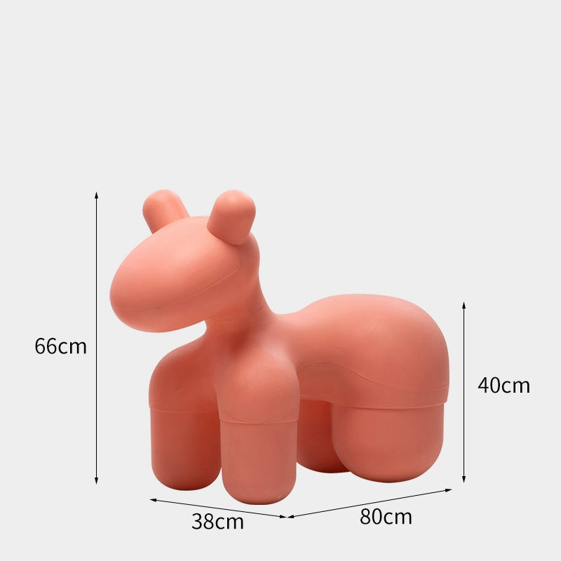 Pony Stuhl Cartoon Kinder Niedriger Hocker Kreative Tier Schuhwechselhocker Internet Prominente Ins Nordic Hocker Hause 