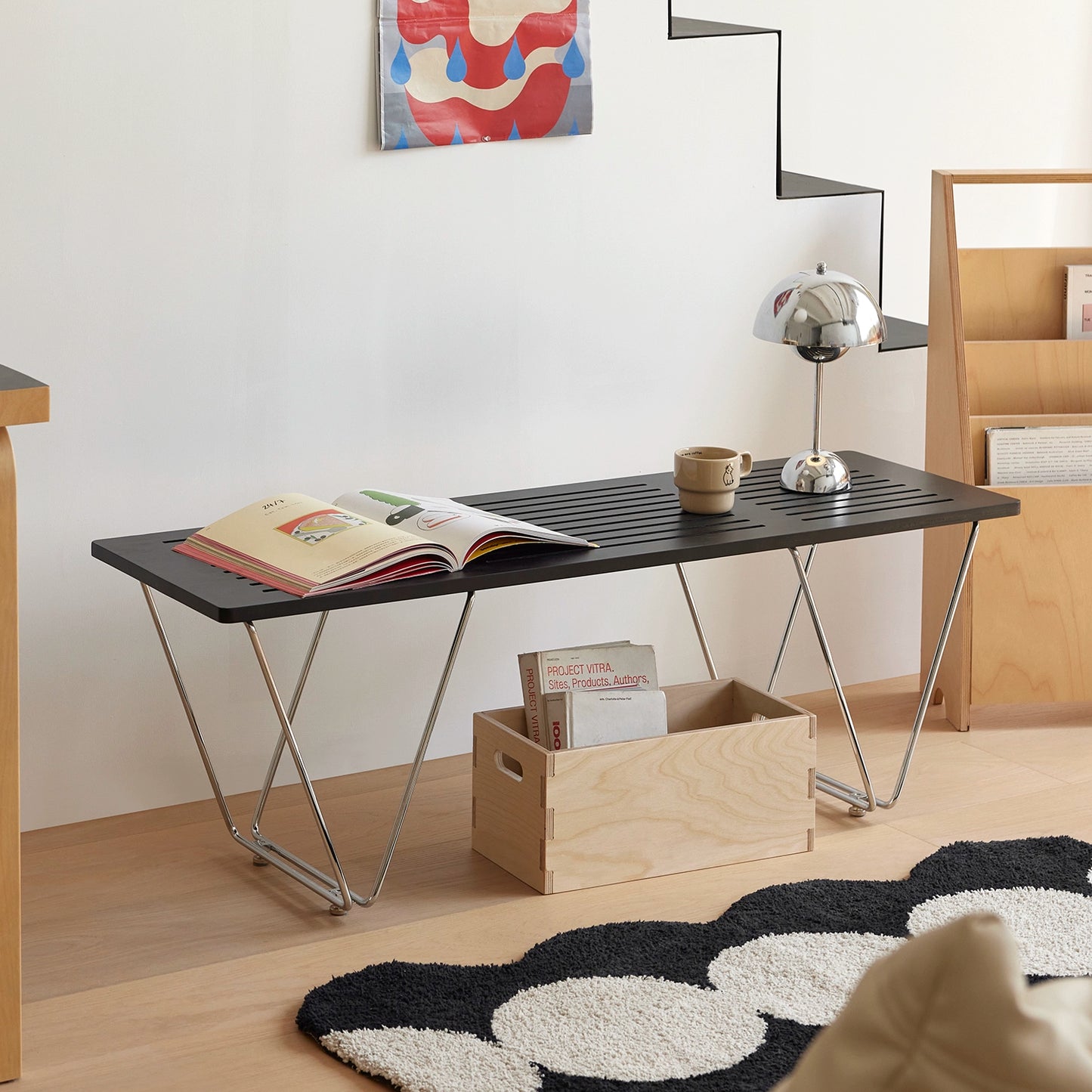 Mittelalterliche Bank Nordischer Massivholz-Streifenhocker Retro-Hauseingangs-Schuhwechselhocker-Idee 