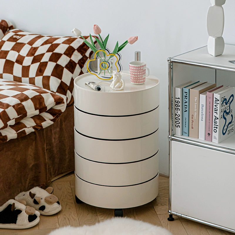Beweglicher Lagerschrank, drehbarer Schließfach, Nachttisch, leichtes Luxus-Schlichtes, modernes Internet-Promi-Ins 