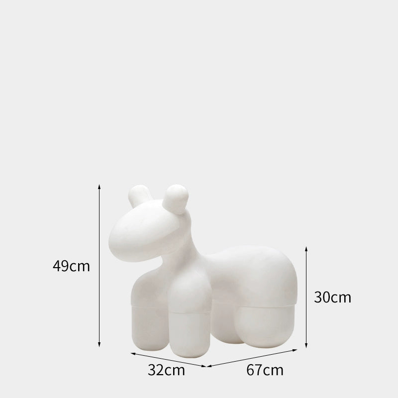 Pony Stuhl Cartoon Kinder Niedriger Hocker Kreative Tier Schuhwechselhocker Internet Prominente Ins Nordic Hocker Hause 
