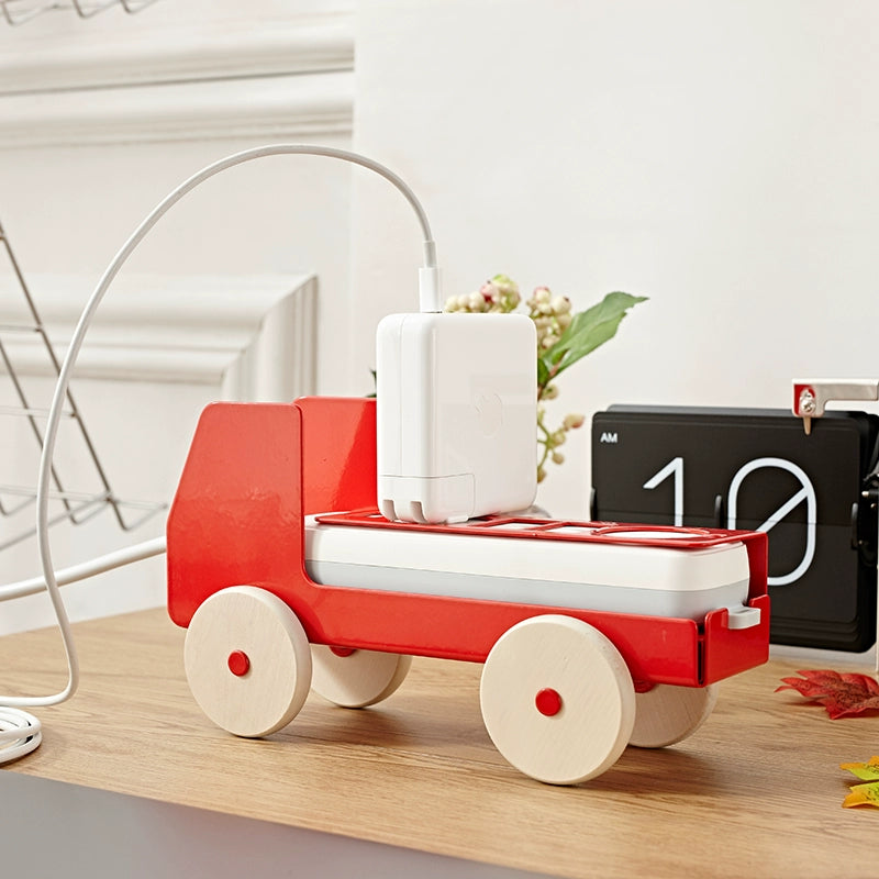 Steckdose Dekorative Trolley Hause Kreative Büro Desktop Personalisierte Ins Ornament Gute Power Streifen Lagerung 