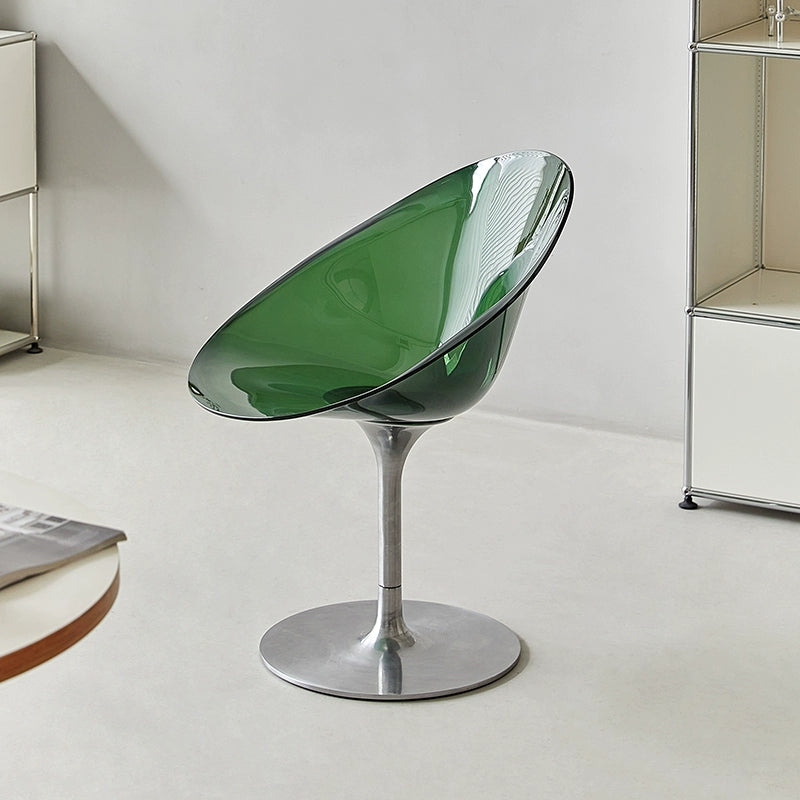 Eros Stuhl, lässiger, kreativer Drehstuhl, transparenter Acrylstuhl, nordischer Café-Esszimmerstuhl, Verhandlungsstuhl 