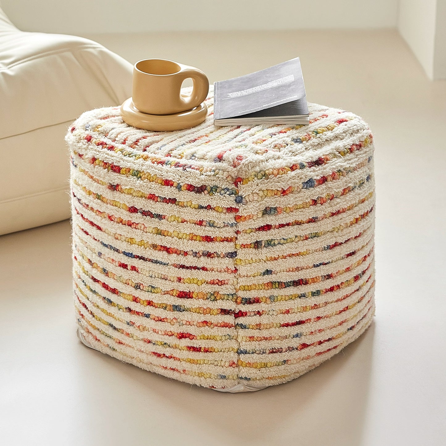 Lazy Sitting Pier Lesekissen auf dem Boden Indien Importiert Balkon Futon Handgewebt Tatami 