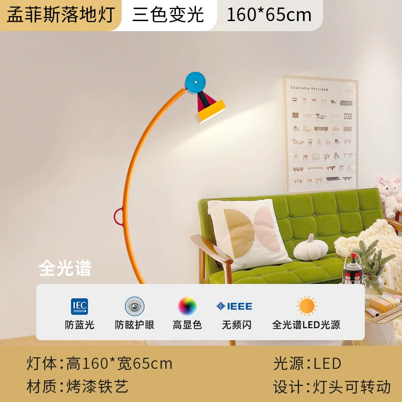 Memphis schreibtischlampe kreative kinderzimmer stehleuchte designer cartoon farbe umgebungslicht wohnzimmer 