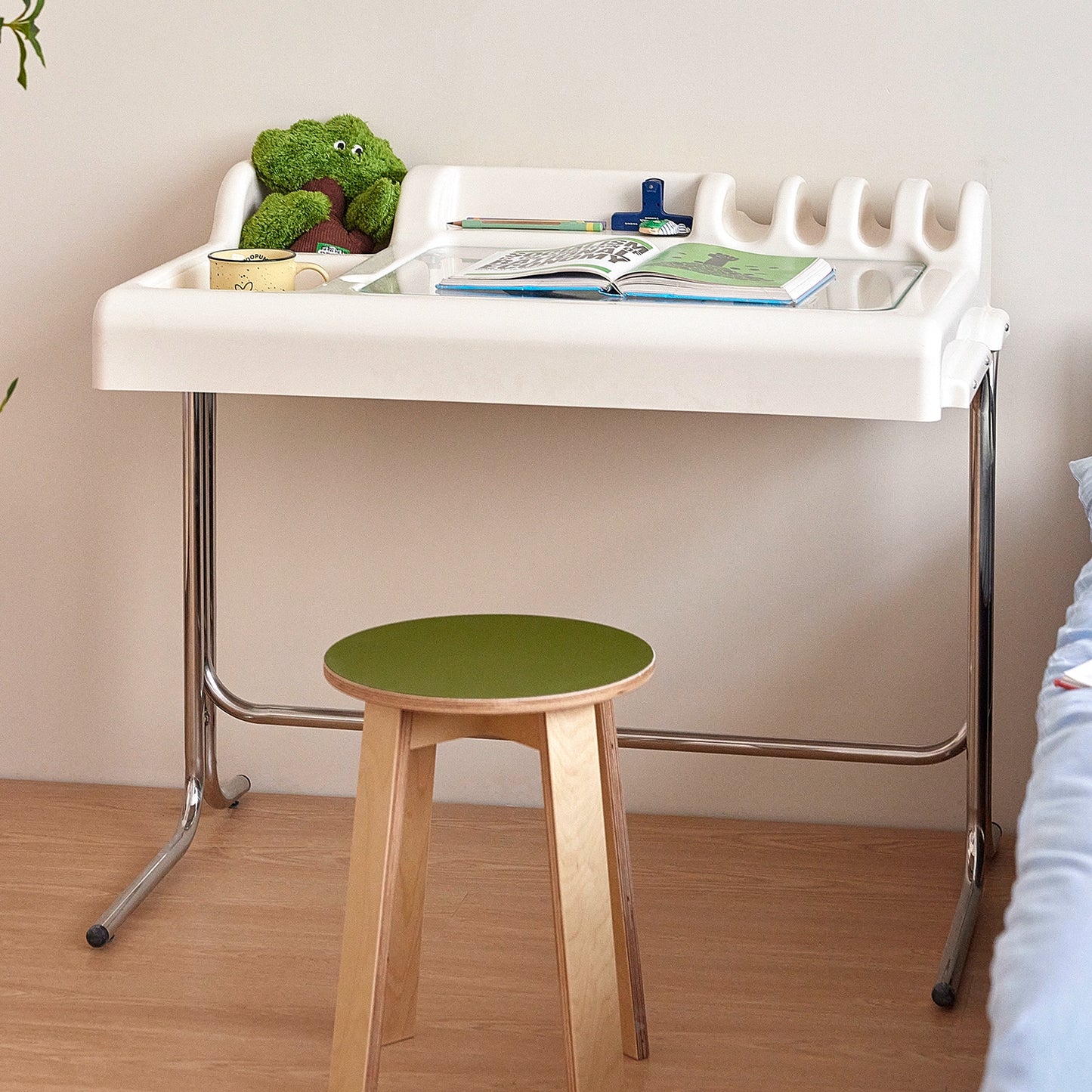 Creme wind kommode Koreanische ins kleine wohnung haushalt kommode lagerung schreibtisch Ins Beliebte schlafzimmer make-up tisch 