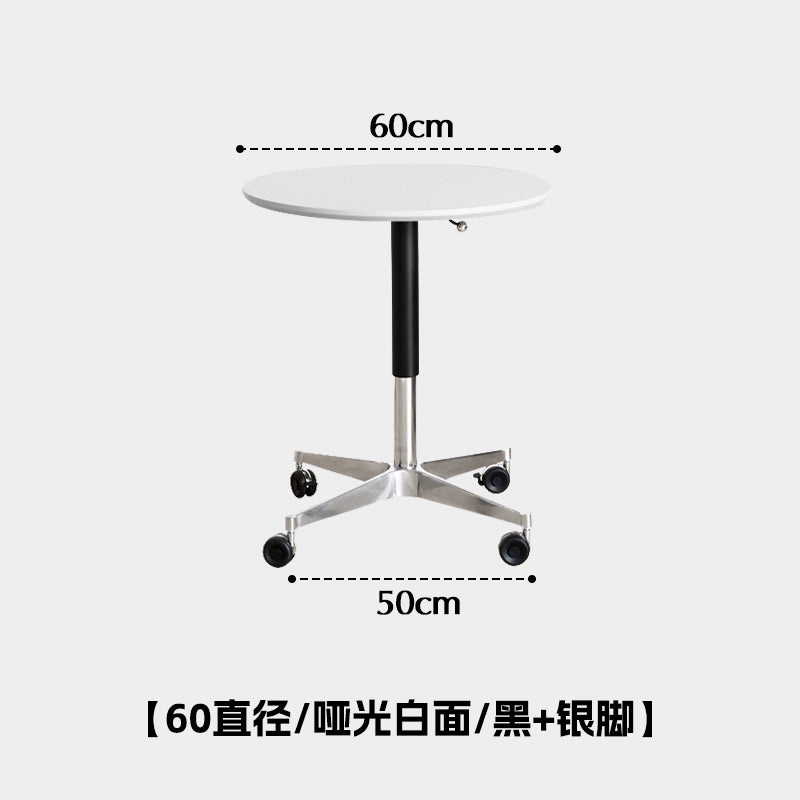 Heben retro kaffee tisch einfache kleine wohnung kaffee tisch kleine runde tisch abnehmbare büro computer tisch 