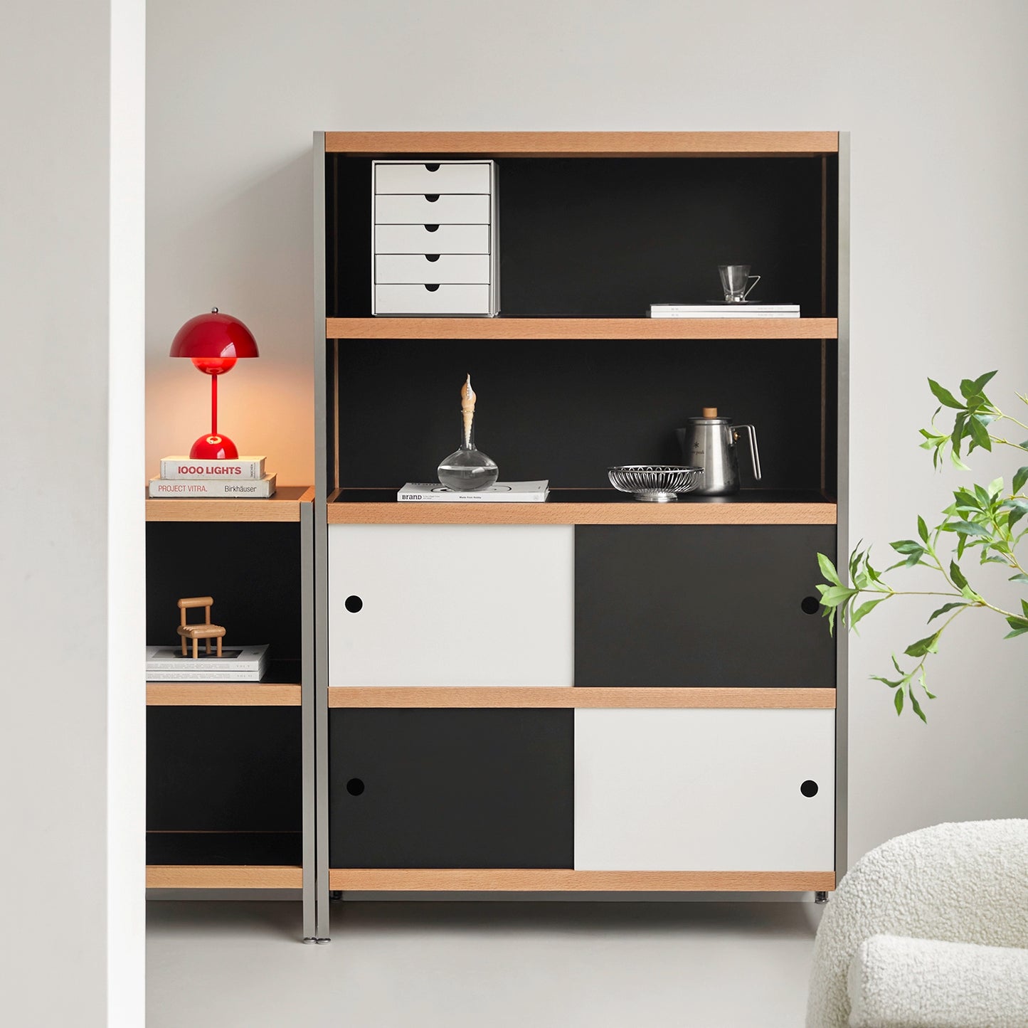 Massivholz Esszimmer Side Schrank an der Wand Locker Licht Luxus High-End Wohnzimmer Kombination Lagerregal Retro 