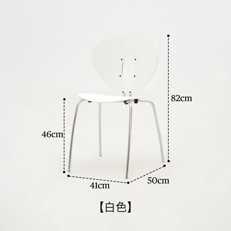 Mittelalterlicher Esszimmerstuhl Nordischer Designerstuhl Moderner Stuhl mit einfacher Rückenlehne Freizeit-Verhandlungsstuhl aus Massivholz 