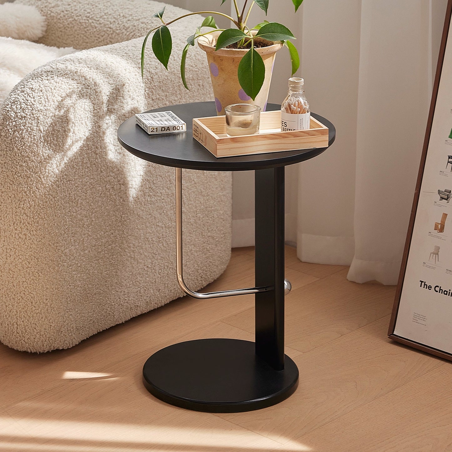 Massivholz retro kaffee tisch minimalistischen wohnzimmer sofa seite paar hause designer balkon ecke paar kreative 