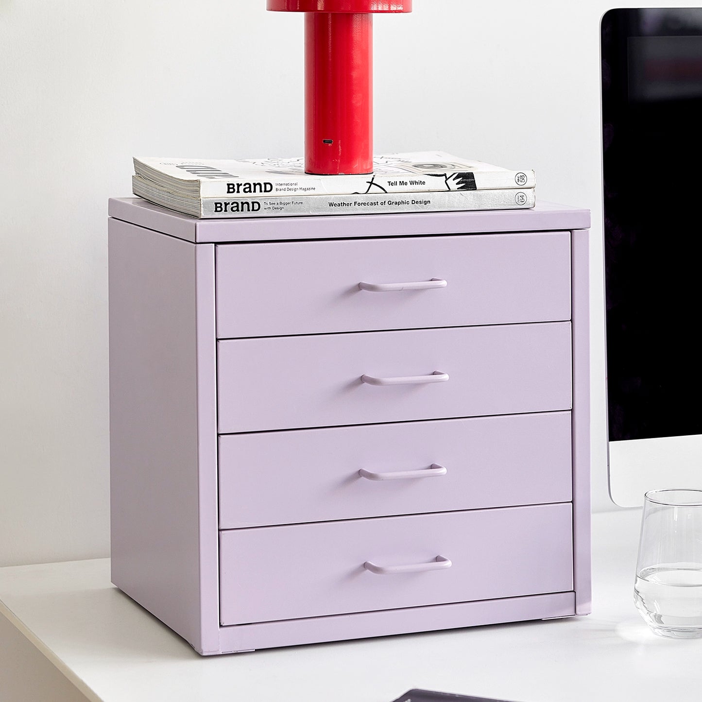 Desktop-Aufbewahrungsschrank Büro Schreibwaren Schließfach Haushalt Kleine Einheit Kosmetik Mehrschichtregal 