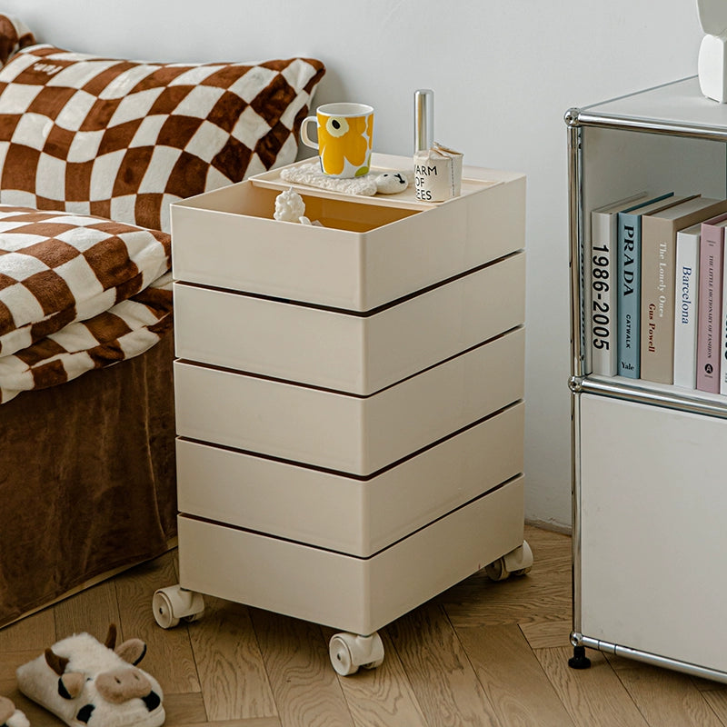 Mehrschichtiger Lagerschrank, drehbar, abnehmbar, Ins Popularins Wind, Nachttisch, Kosmetikschrank, einfach 