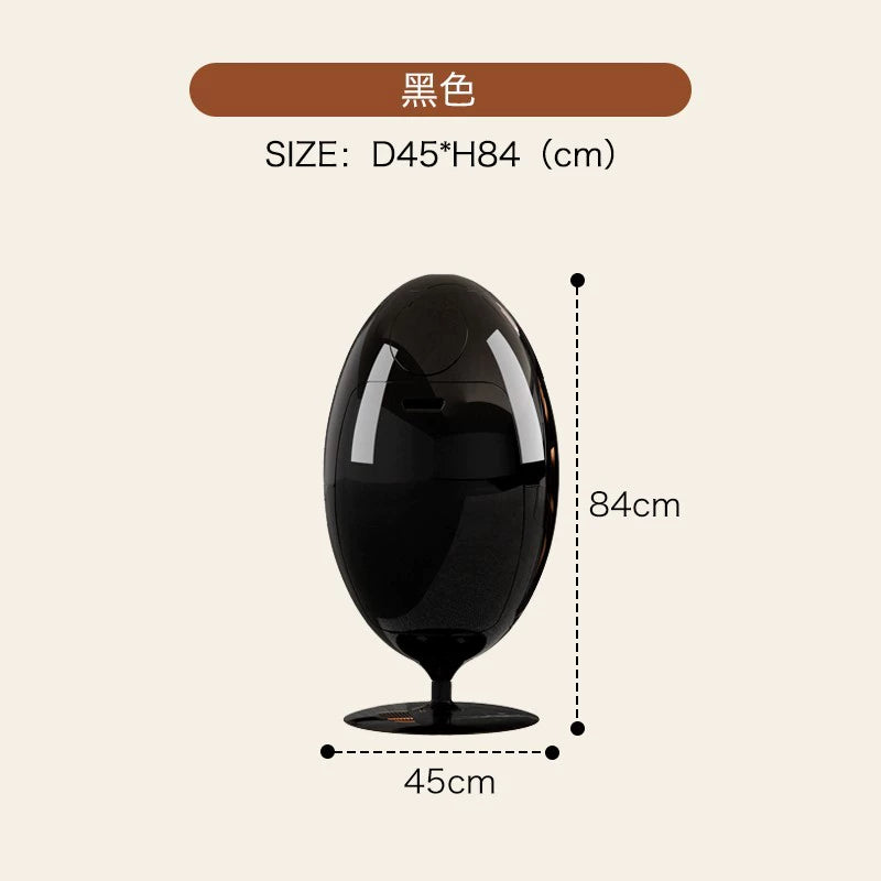 Dinosaurier-Eiersortier-Mülleimer mit Deckel, großes Fassungsvermögen, Küche, kreatives Bodenornament-Design, fortschrittlicher Sinn 
