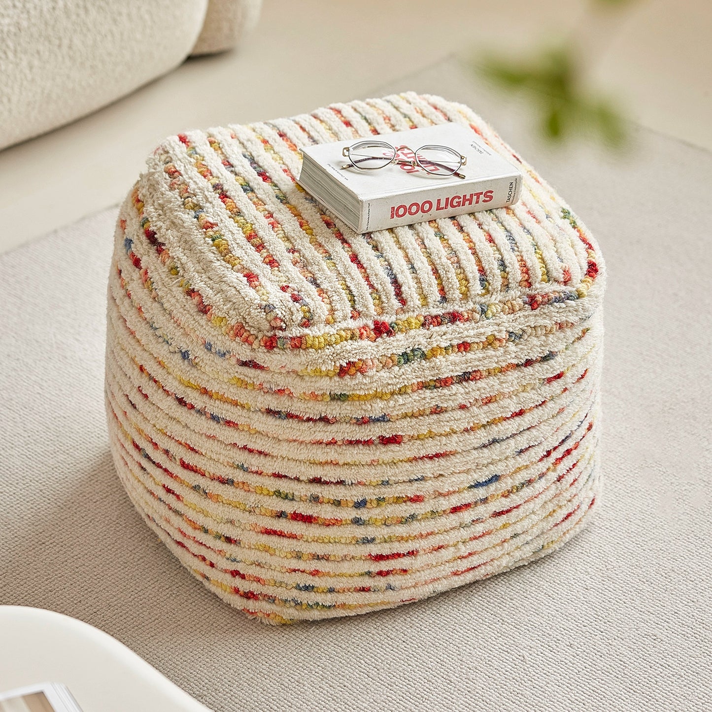 Lazy Sitting Pier Lesekissen auf dem Boden Indien Importiert Balkon Futon Handgewebt Tatami 