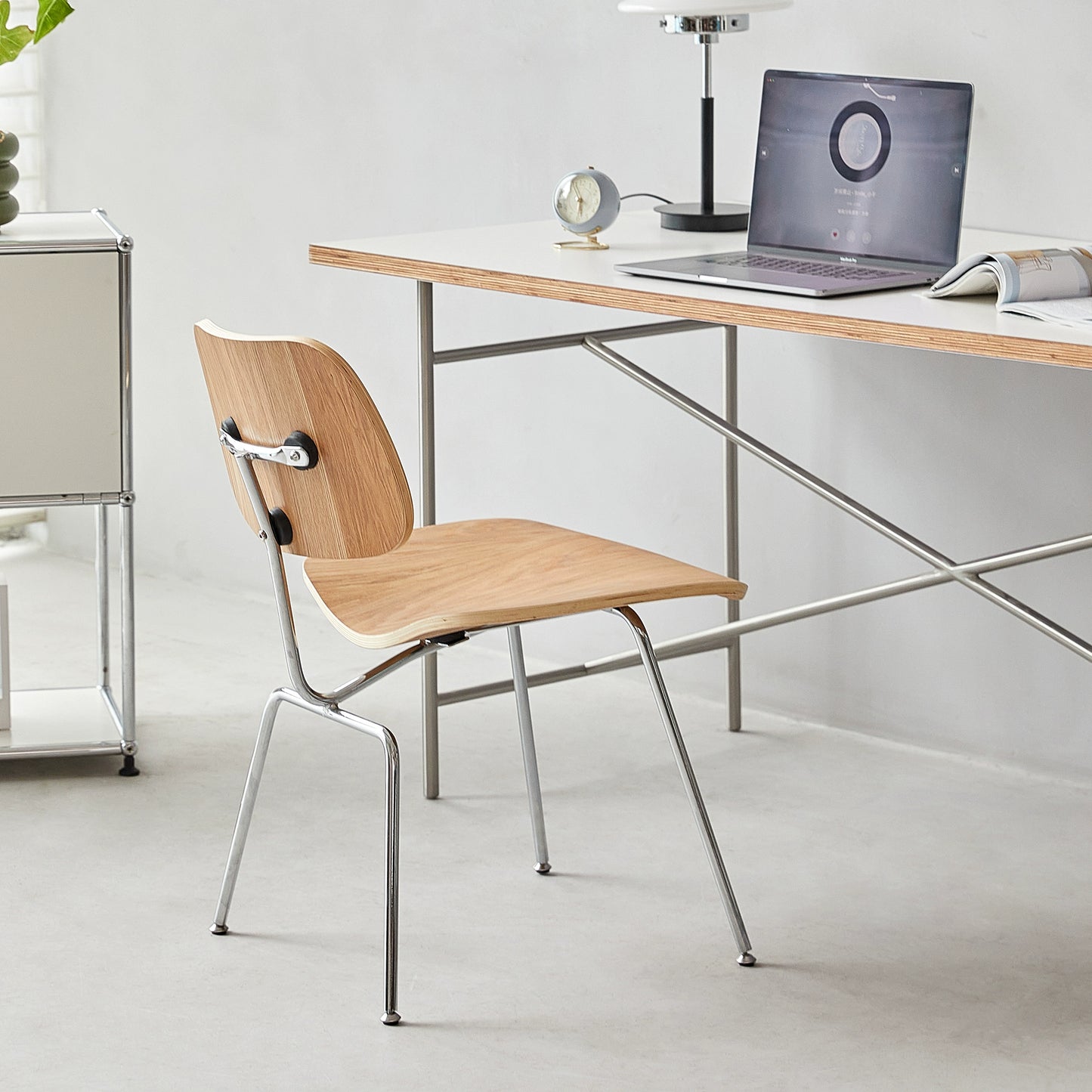 Designer Esszimmerstuhl Nordic minimalistischer Stuhl lässiger Verhandlungsstuhl Home Dining Rückenlehne Hocker 