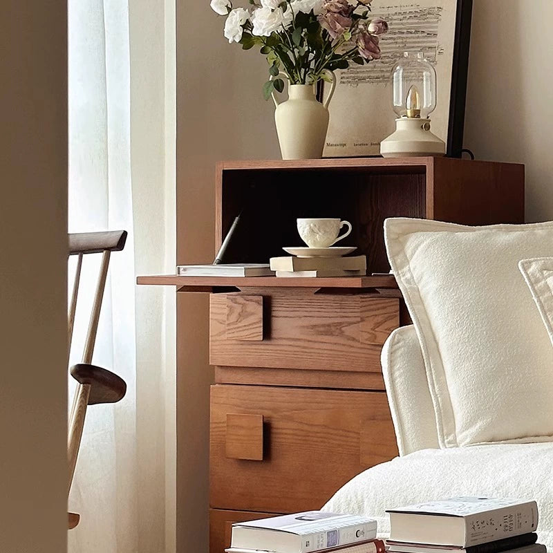 Medieval Carmen Cabinet Multifunctional Combination TV Cabinet Bucket Cabinet Side Cabinet Storage Cabinet Drawer Cabinet Solid Wood Simple Cabinet