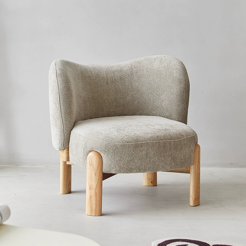 Mittelalterliches Einzelsofa Stoff Balkon Freizeitstuhl minimalistischer Internet-Promi Fauler Stuhl moderner Wohnzimmer Einzelstuhl 