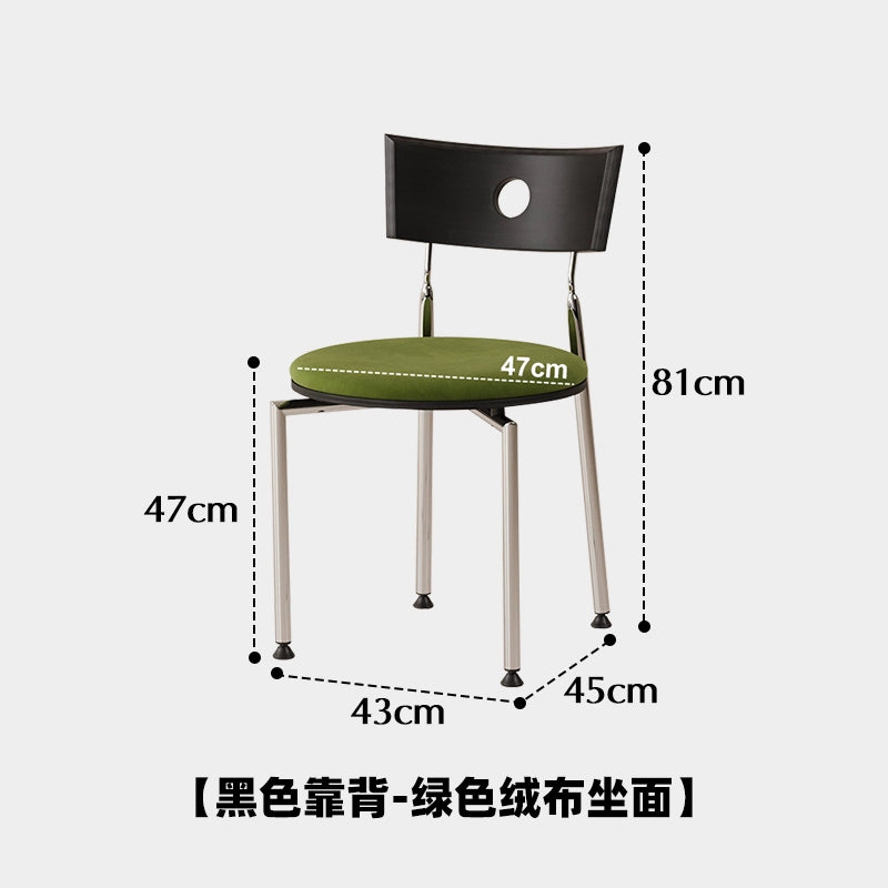 Mittelalterlicher Esszimmerstuhl, dänischer Designerstuhl, Rückenlehne aus massivem Holz, Buchschreibtischstuhl, Haushaltsstuhl für kleine Wohnungen, Freizeitstuhl 