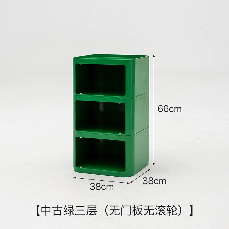 Beweglicher Nachttisch Einfacher mittelalterlicher Lagerschrank Ins Popularins Windregal Kleine Wohnung Seitenschrank 