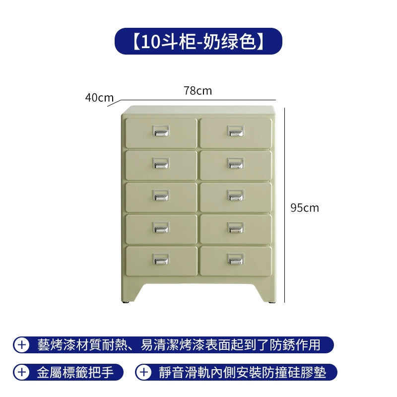 Metallschubladen, Kommodenschränke, Schlafzimmer an der Wand, Nachttische, mittelalterlicher Industriestil, Wohnzimmeraufbewahrung 