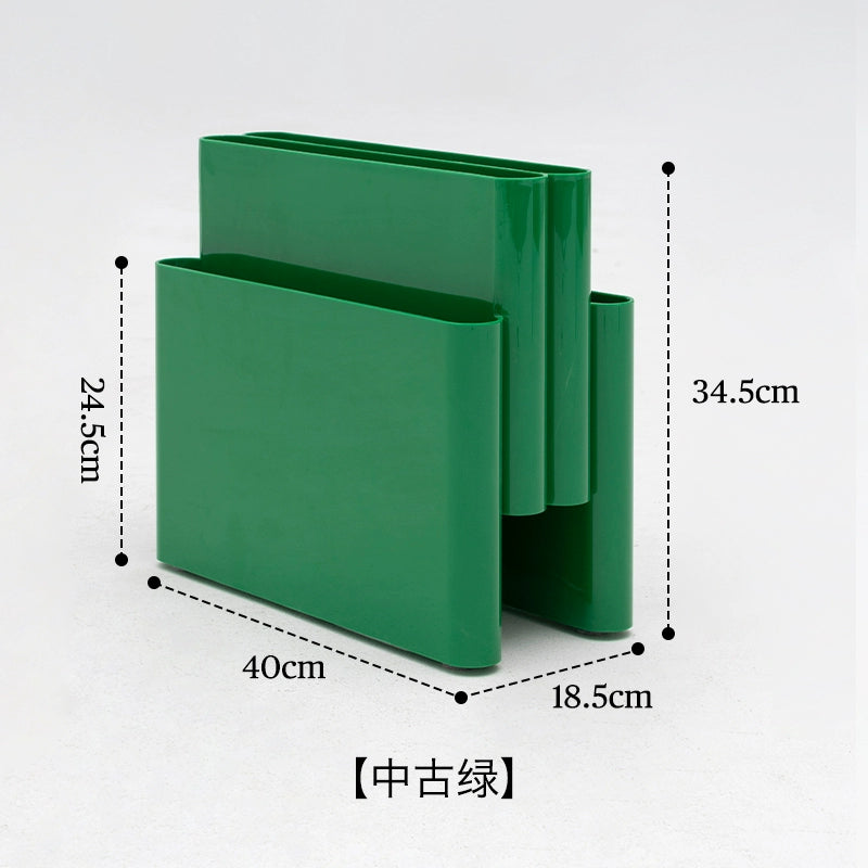 Mittelalterlicher Zeitschriftenständer Internet-Prominente Ins Wind kleines Bücherregal Koreanischer Blogger mit dem gleichen Retro-Dekorationsbücherregal 