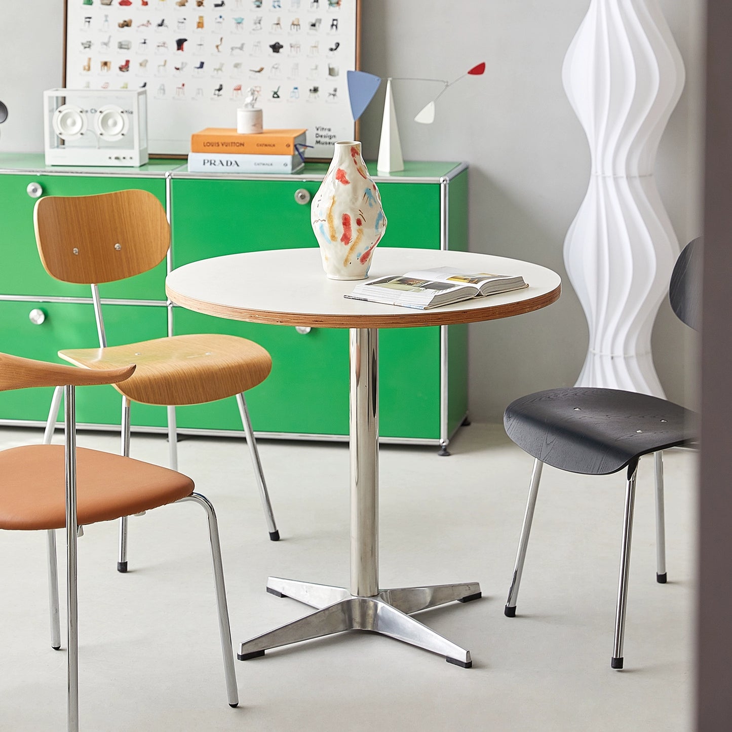 Eames Tisch Internet-Prominente Ins Wind alter runder Tisch einfacher quadratischer Esstisch Haushalt kleine Wohnung 