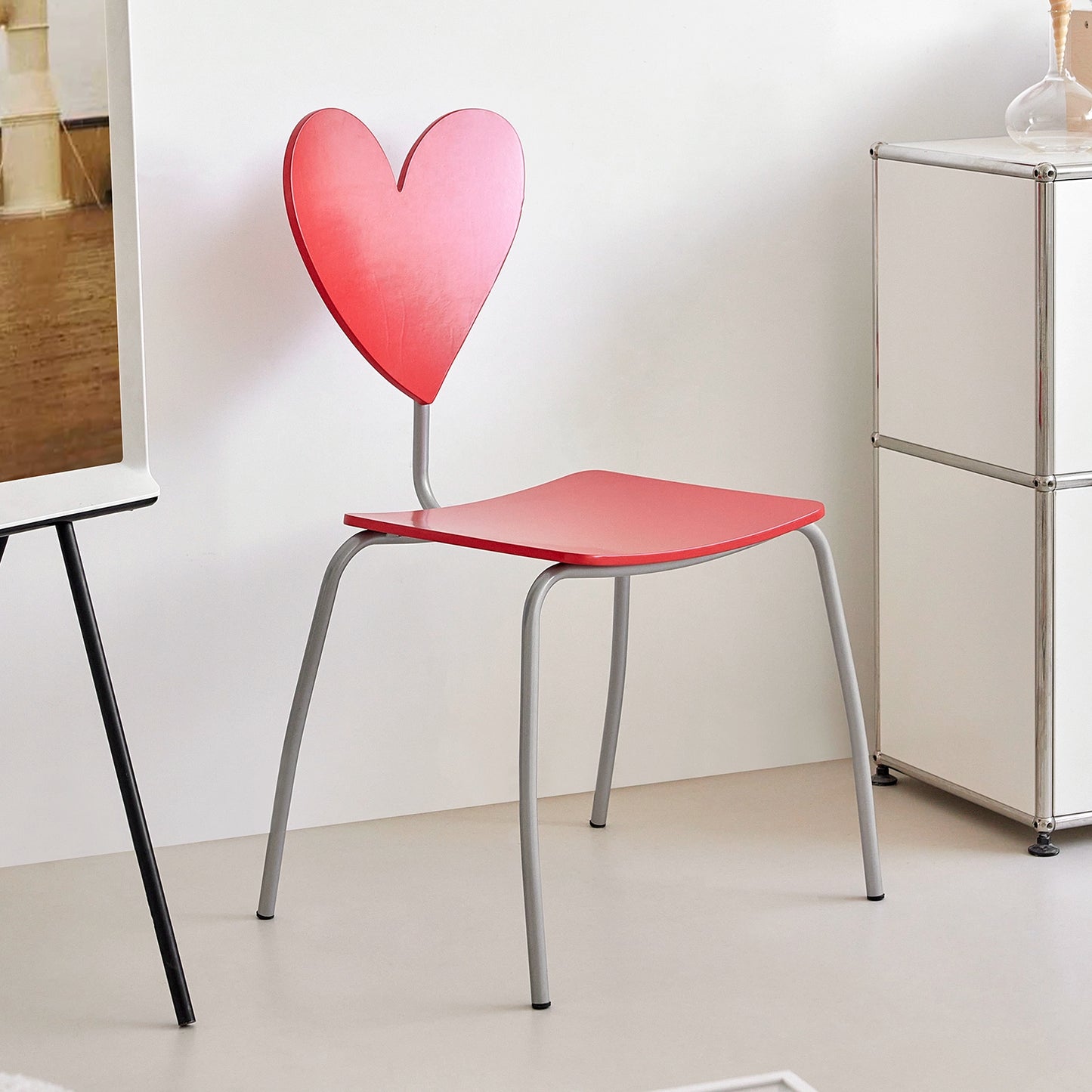 Liebesstuhl mittelalterlicher Ins Popularins-Stil Esszimmerstuhl Home Creative Art Sense Hocker Rückenlehne Designer 