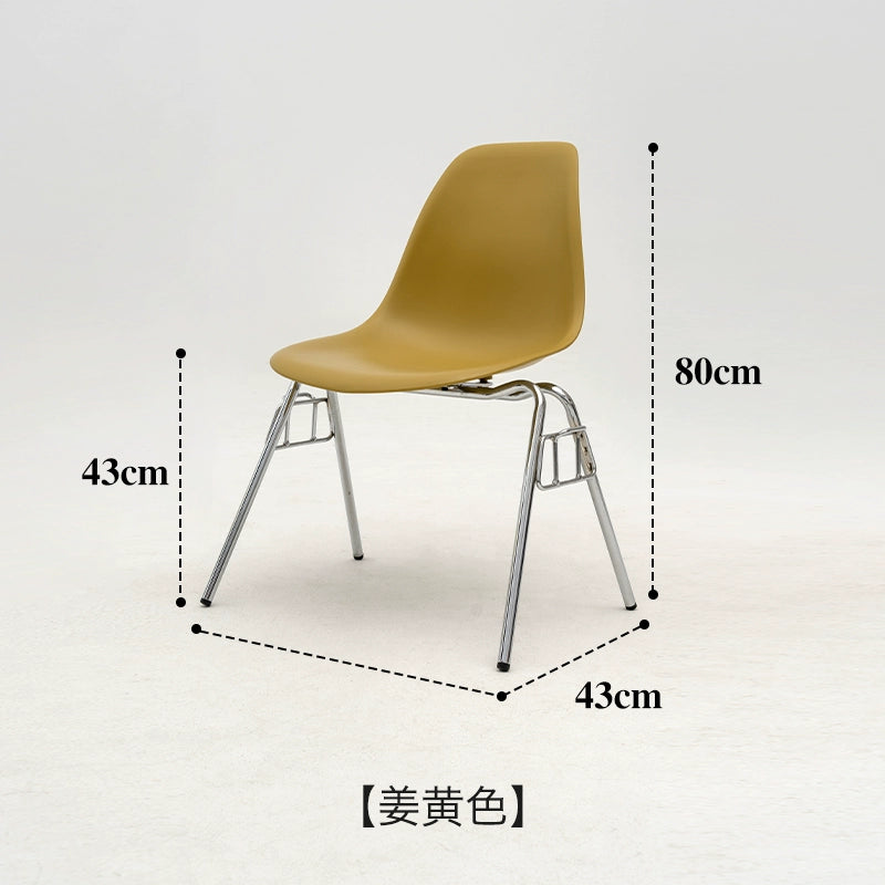 Eames Stuhl Mittelalterlicher Designer Esszimmerstuhl Ins Popularins Einfacher Stuhl mit Rückenlehne 