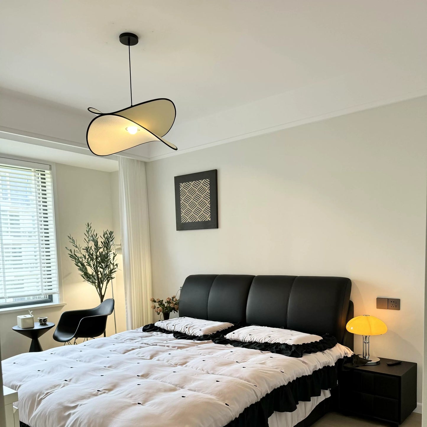 Französischer mittelalterlicher Kronleuchter Vintage Wohnzimmer Schlafzimmer Umgebungslicht Retro Wabi Sandwind Stoff Kronleuchter