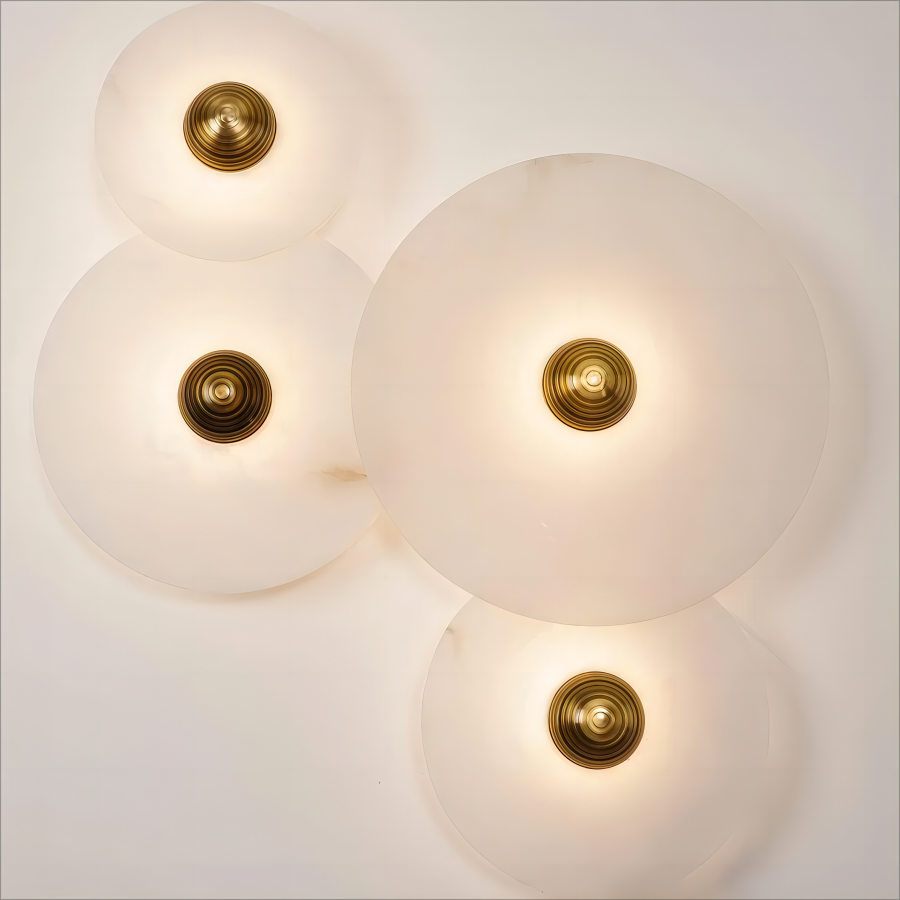 Marmor-Wandlampe Designer Extrem einfaches Licht Luxus Premium Nachttischlampe Moderne Korridor Gang Wandlampe 