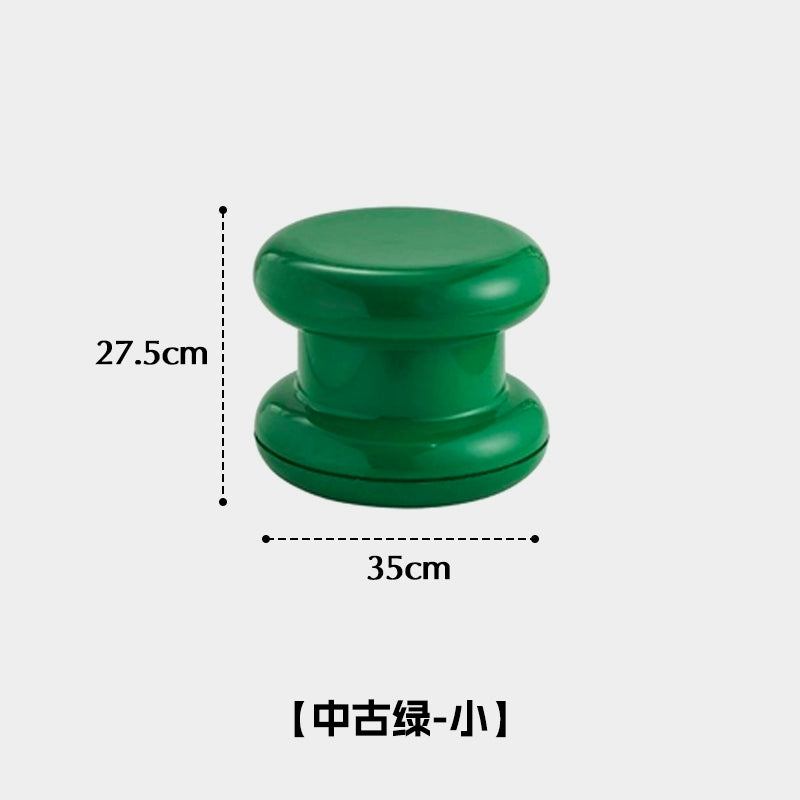 Kleiner Hocker aus Kunststoff, mittelalterlicher Schuhhocker, Designer, kreativer Couchtischhocker, robuster und langlebiger niedriger Hocker für den Haushalt 