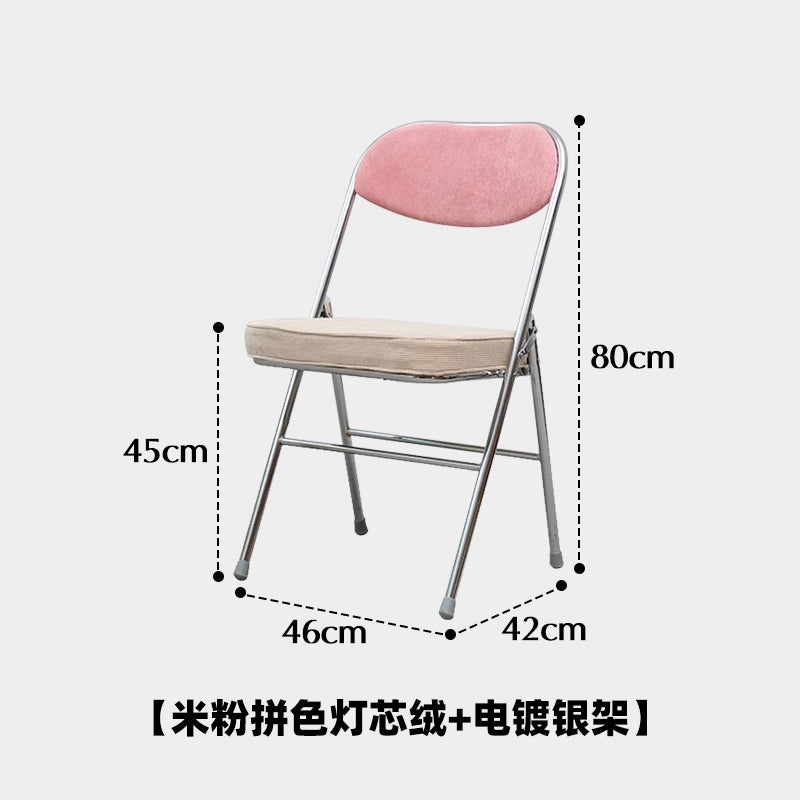 Retro restaurant stuhl antike cord klappstuhl Ins Popularcafe alten rückenlehne esszimmerstuhl 