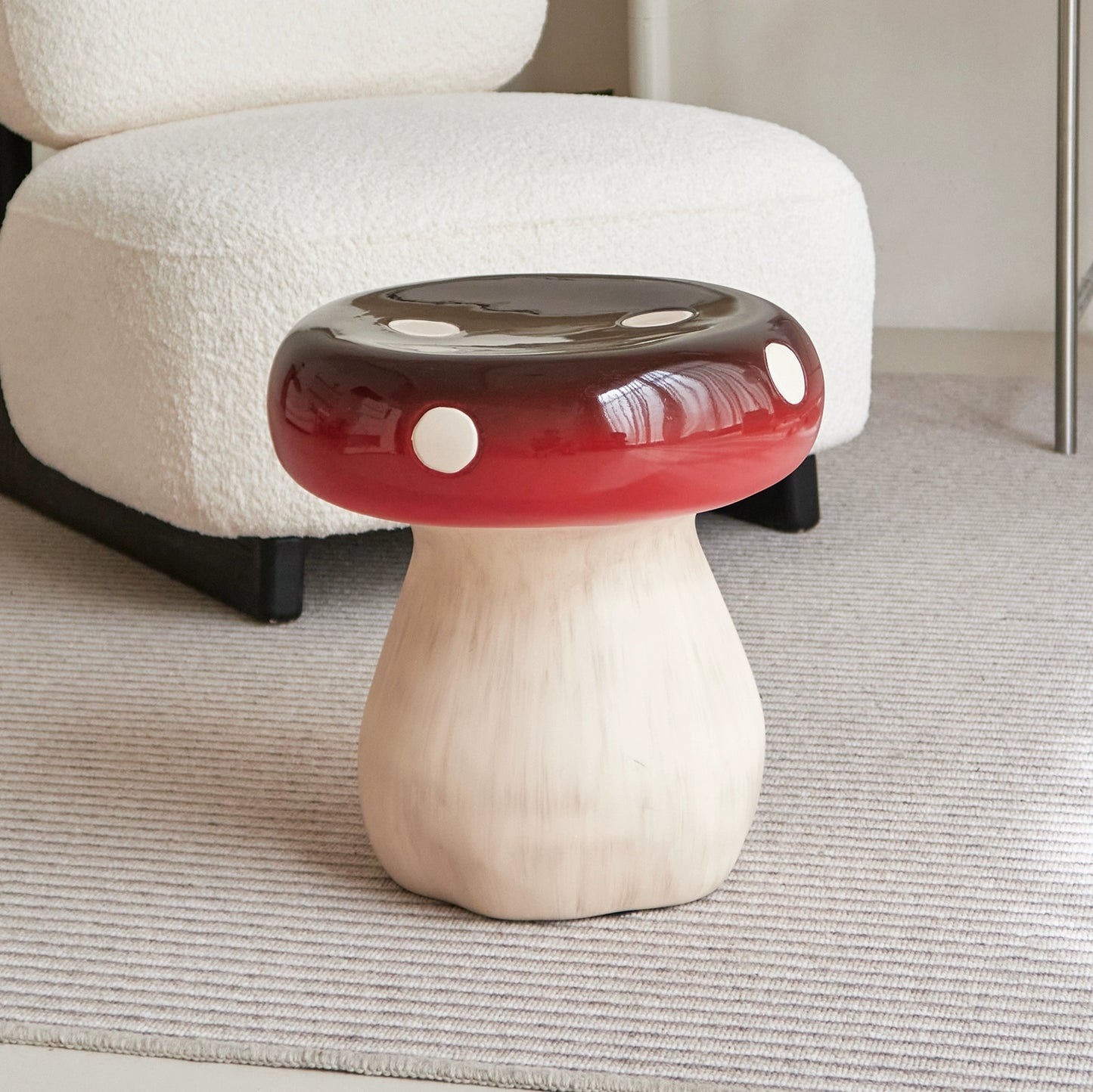 Pilzhocker, kreativer, süßer kleiner Hocker, Wohnzimmer, Zuhause, Schuhwechselhocker, Kinder, Ins Popularlow Hocker, Designer 