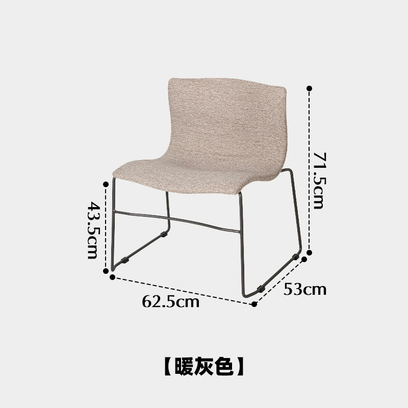 Nordic Creative Dining Chair Simple Soft Bag Back Chair Home Retro Coffee Shop Ins PopularLeisure Chair 