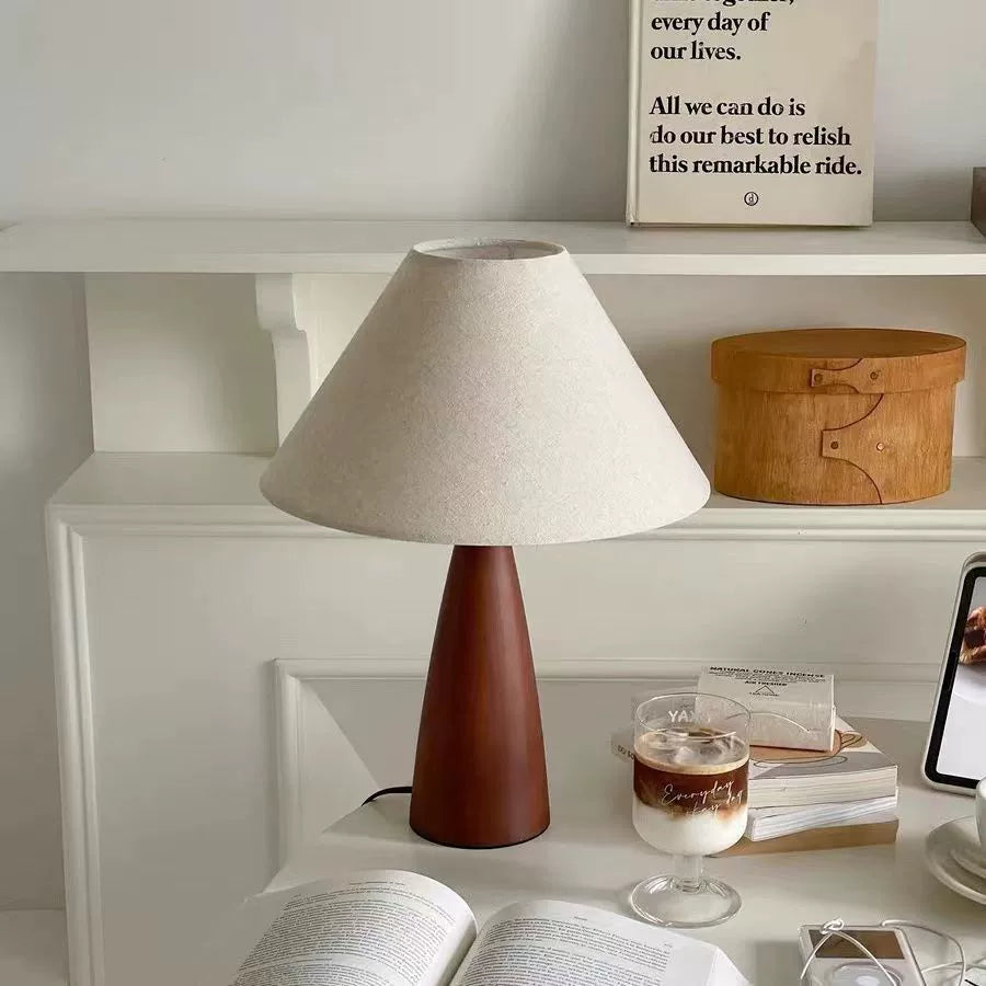 Retro schreibtisch lampe massivholz schlafzimmer nacht lampe vintage B &amp; B wabi sandy wind umgebungs licht einfache ins 