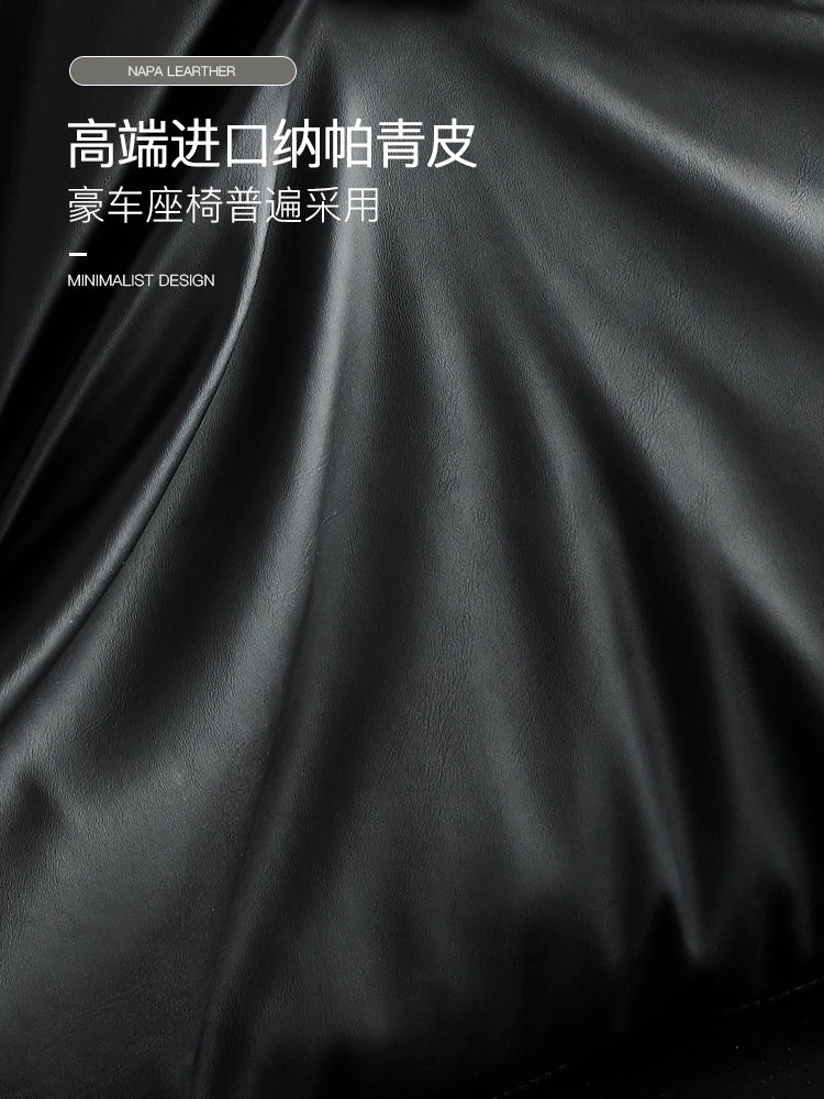 Italian Light Luxury Leather Sofa Daiki Designer Villa Living Room Back Chair Leisure Chair Single Sofa