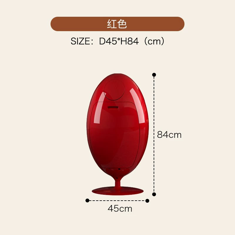 Dinosaurier-Eiersortier-Mülleimer mit Deckel, großes Fassungsvermögen, Küche, kreatives Bodenornament-Design, fortschrittlicher Sinn 