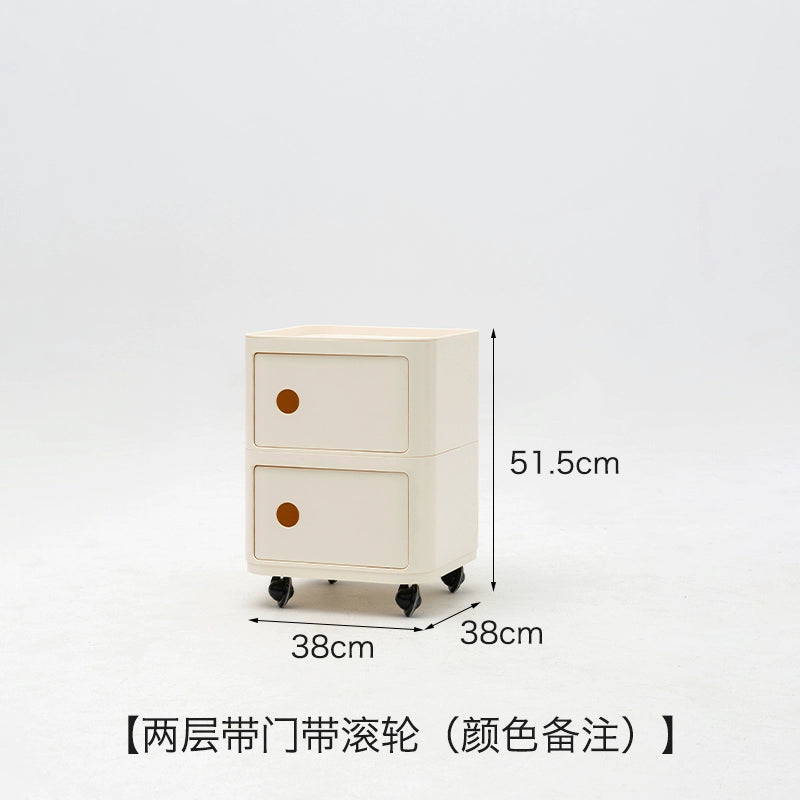 Beweglicher Nachttisch Einfacher mittelalterlicher Lagerschrank Ins Popularins Windregal Kleine Wohnung Seitenschrank 