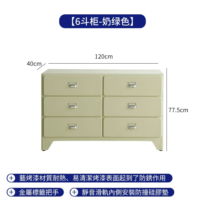 Metallschubladen, Kommodenschränke, Schlafzimmer an der Wand, Nachttische, mittelalterlicher Industriestil, Wohnzimmeraufbewahrung 