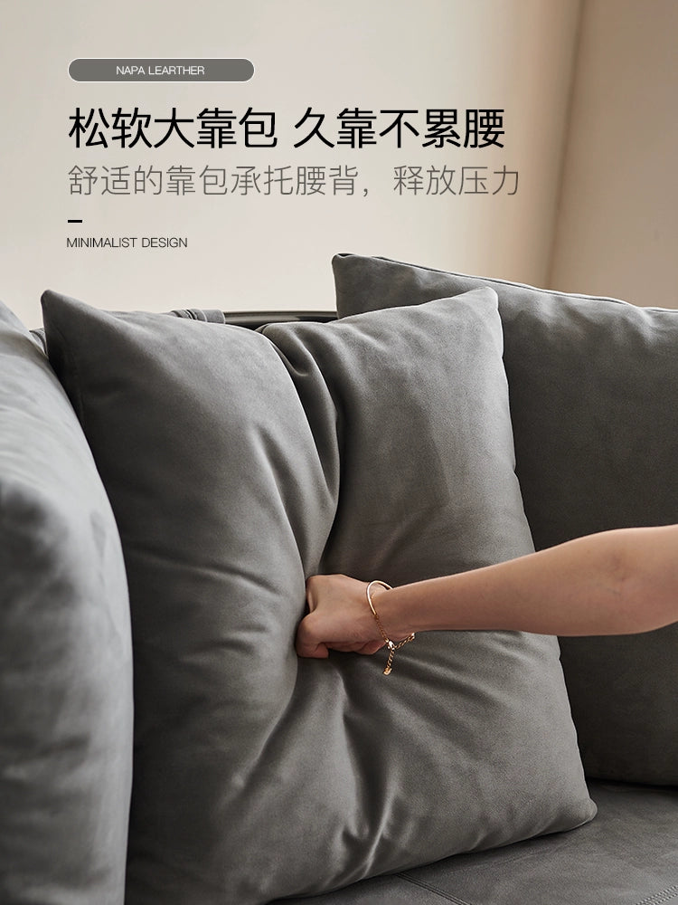 Italian Minimalist Bass Leisure Chair Designer Living Room Villa Single Sofa High-end Minimalist Lazy Sofa Recliner