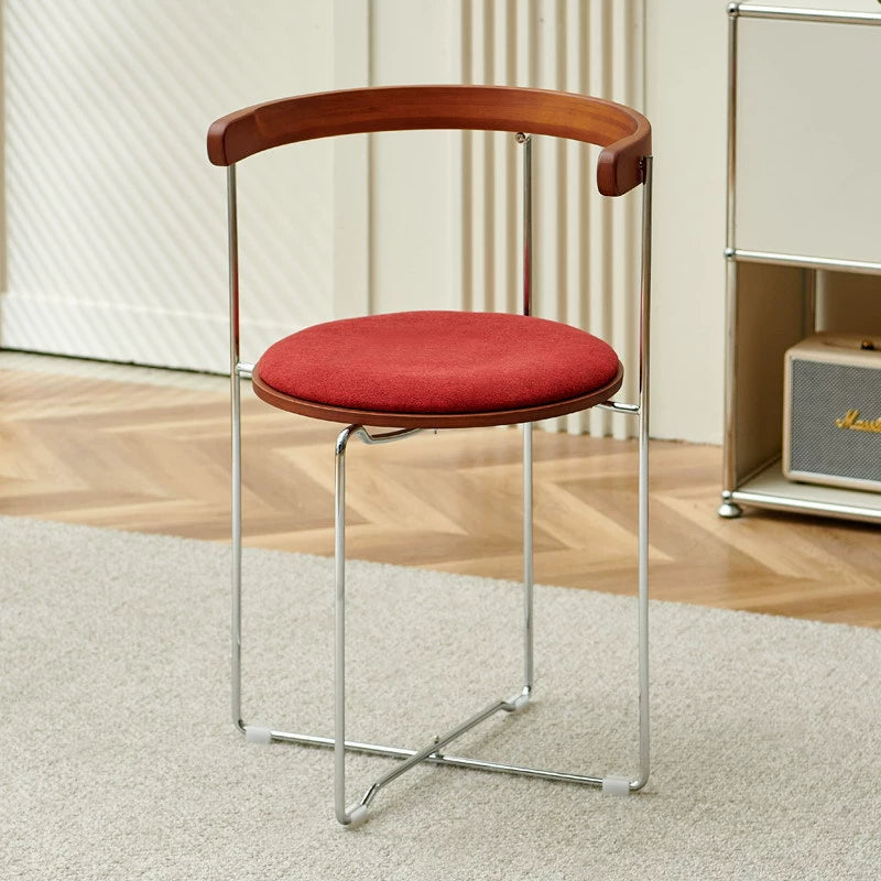 Klapp esszimmer stuhl einfache Nordic retro massivholz stuhl haushalt kleine wohnung Ins Popularleisure schreibtisch stuhl 