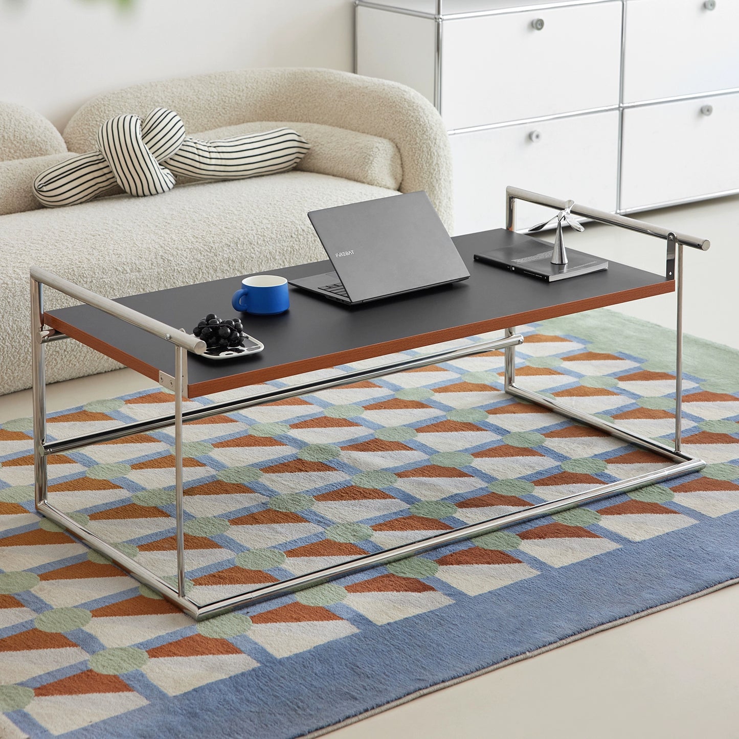 Kann Den Couchtisch Anheben Einfacher Ins-Stil Koreanische Seite Paar Wohnzimmer Haushalt Massivholz Teetisch Kleine Wohnung 