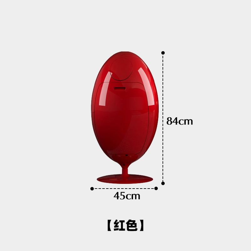 Dinosaurier-Eiersortier-Mülleimer mit Deckel, großes Fassungsvermögen, Küche, kreatives Bodenornament-Design, fortschrittlicher Sinn 