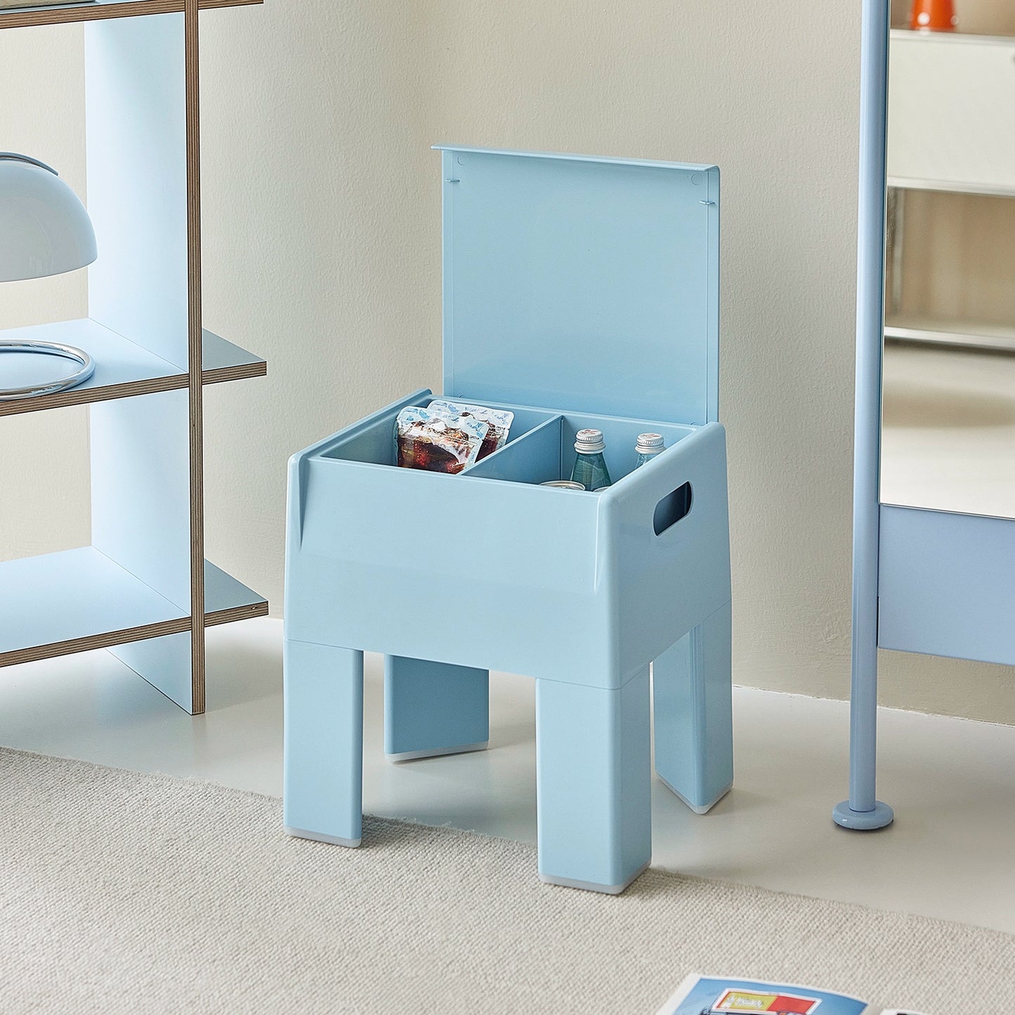 Hocker mit Stauraum, für den Eingangsbereich, Schuhwechselhocker, mittelalterliche Ins Popular, kreativer niedriger Hocker, Ins Popularins 